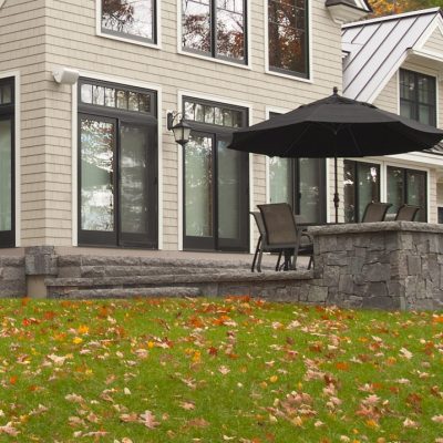 Swenson Granite Works Caledonia Granite Steps Cap Pavers