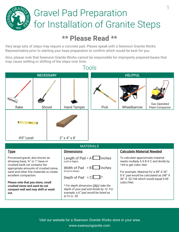 Gravel Pad Prep Guide