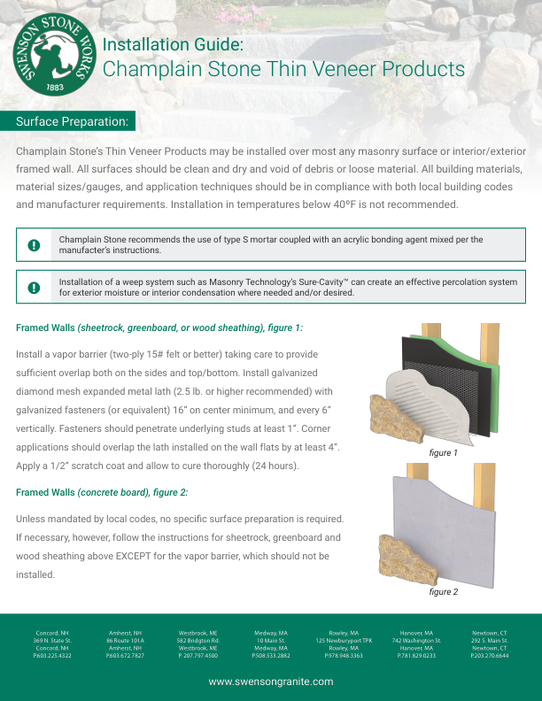 Thin Veneer Installation Guide