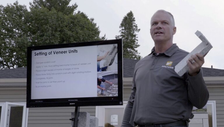 Swenson Granite Works Debuts Woodbury Gray Granite Thin Veneer with the Homebuilders Association of Western Massachusetts Association