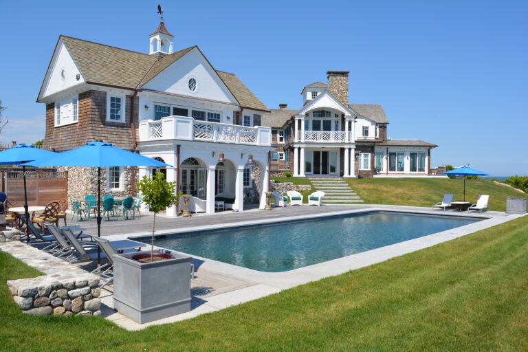 A Fishers Island Home Adds Coastal Charm with Granite and Natural Stone That Withstand the Elements